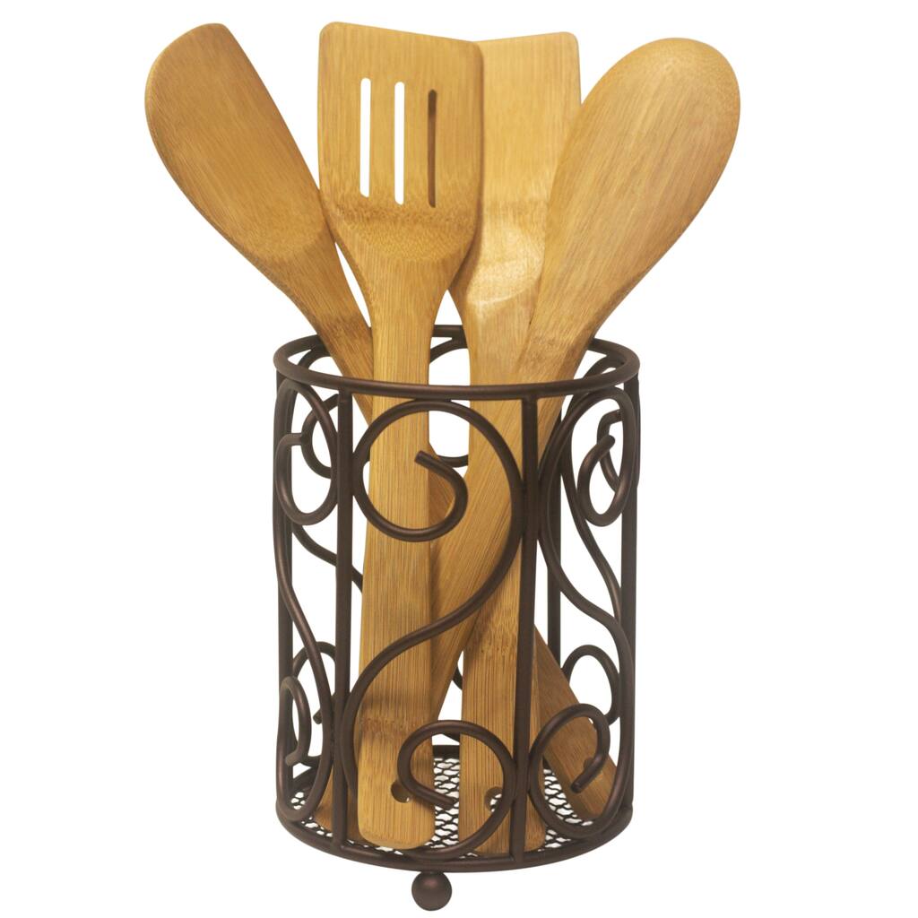 Heavyweight Rust Resistant Bronze Cutlery Holder
