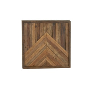 Contemporary Wooden Unframed Wall Decor