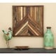 preview thumbnail 3 of 1, Contemporary Wooden Unframed Wall Decor