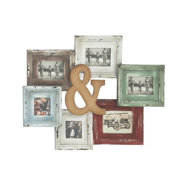 Wood Photo Collage Frame - Free Shipping Today - Overstock.com - 17330118