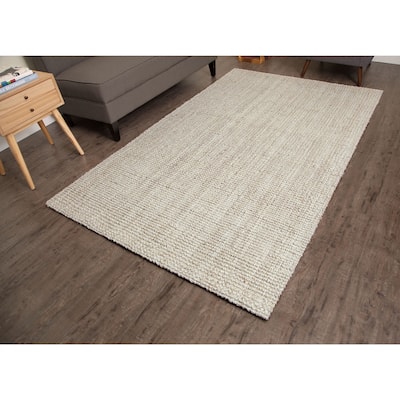Jani Andes Ivory Jute Handwoven Rug