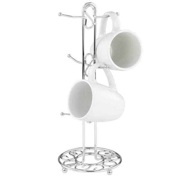 Shop Sweet Home Collection Contemprorary Chrome Mug Tree with Modern