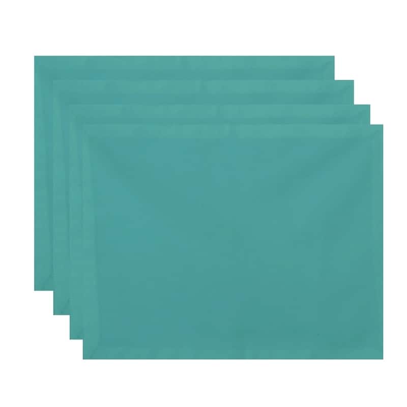 Solid Table Top Placemat (Set of 4) - Aqua