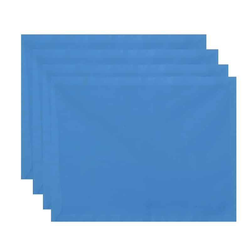 Solid Table Top Placemat (Set of 4) - Sky