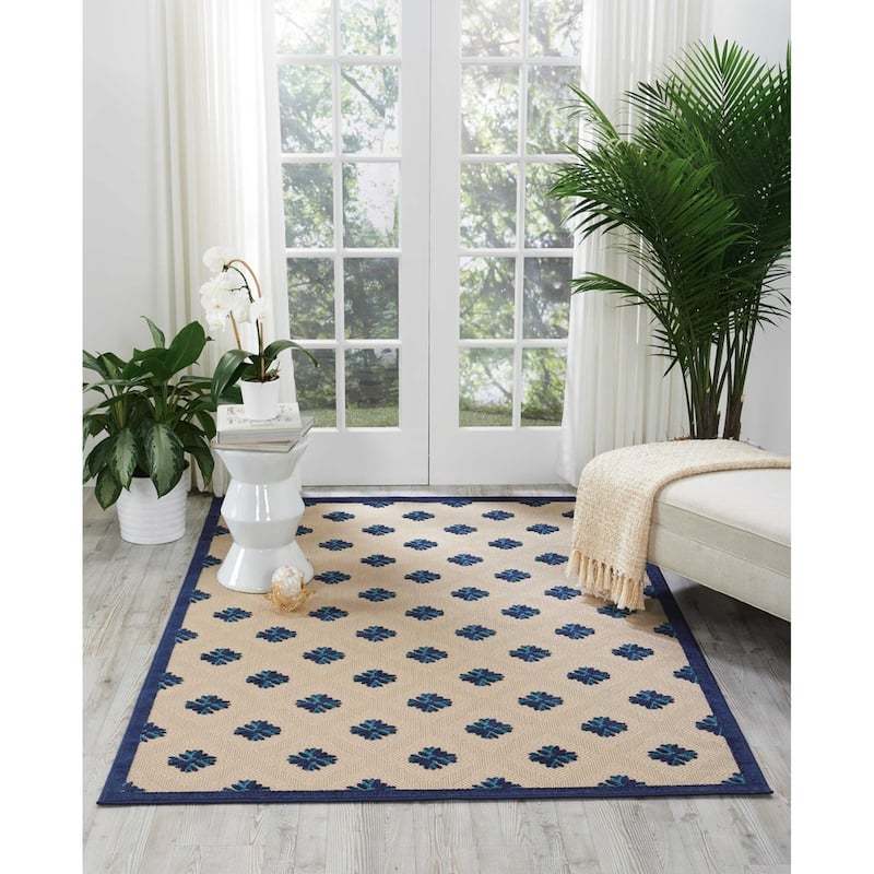 Nourison Aloha Blossom Indoor/Outdoor Area Rug