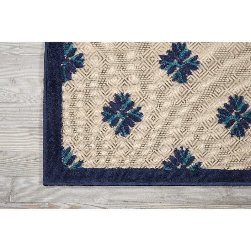 Nourison Aloha Blossom Indoor/Outdoor Area Rug