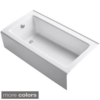 Kohler Bellwether 5 Foot Left Hand Drain Cast Iron Soaking Tub Kohler Bellwether 5 Foot Left Hand Drain Cast Iron Soaking Tub Free Shipping Today 10208218