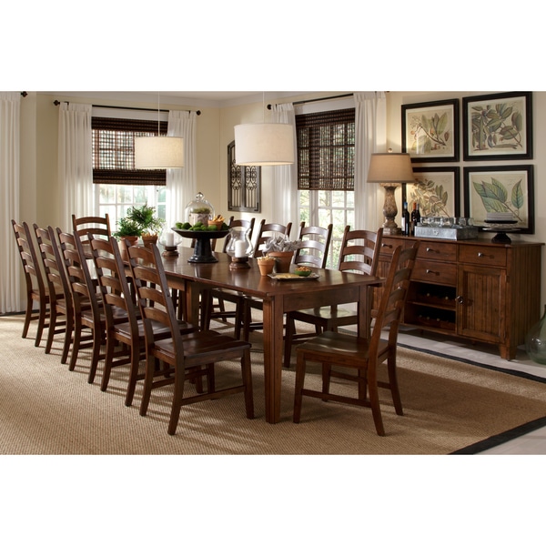 cherry farmhouse dining table