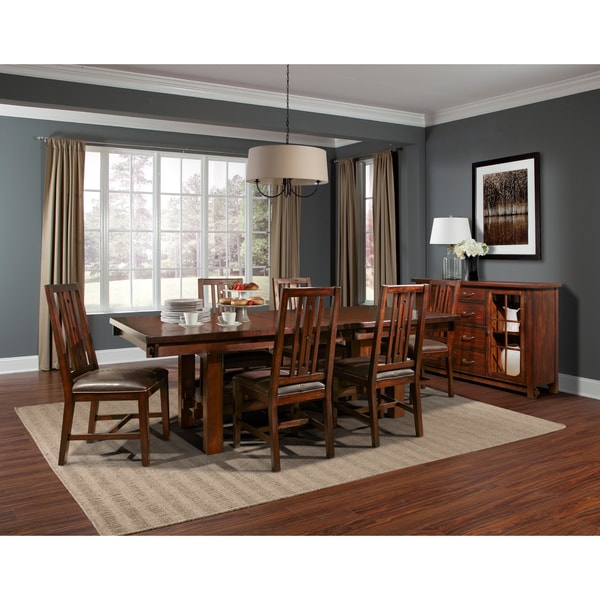 simply solid taylor solid wood 11-piece dining collection - free simply solid taylor solid wood 11-piece dining collection - free