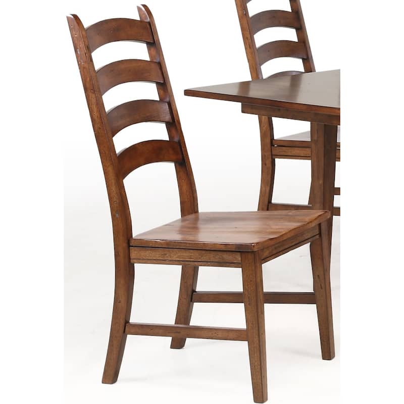 Simply Solid Auden Ladderback Dining Chairs (Set of 2)