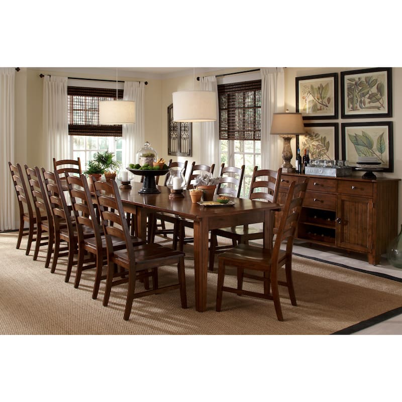 Simply Solid Auden Ladderback Dining Chairs (Set of 2)