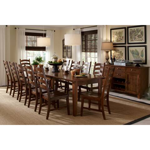 Simply Solid Auden Ladderback Dining Chairs (Set of 2)