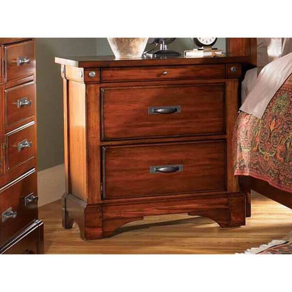 Shop Simply Solid Ike Solid Wood Nightstand With Three Drawers