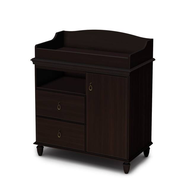 slide 2 of 2, Moonlight Collection Changing Table Brown