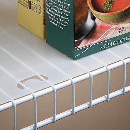 Heavy Duty Vinyl Closet Shelf Liner for Wire Racks or Shelving