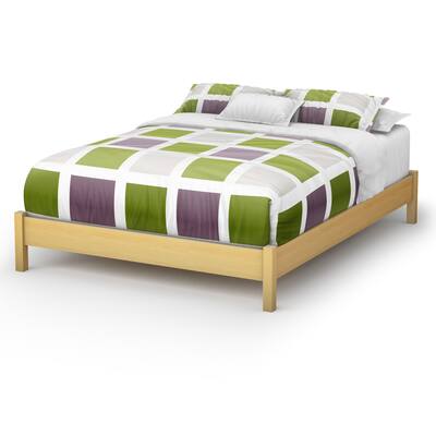 South Shore Step One 60-inch Natural Maple Queen Platform Bed