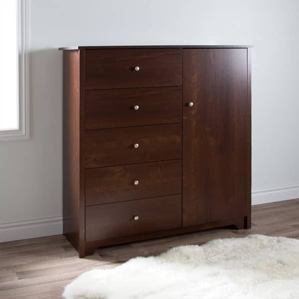 Shop South Shore Vito 5 Drawer Door Chest Free Shipping Today
