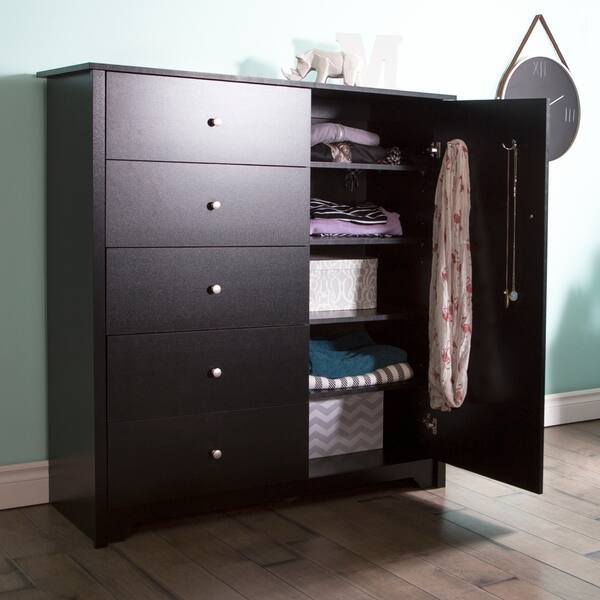 Shop South Shore Vito 5 Drawer Door Chest Free Shipping Today