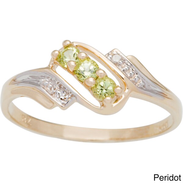 4 or 5 Round Stones Size 7 2 3 10kt White or Yellow Gold Mother/'s Ring: For 1