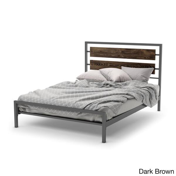 60-inch Queen-size Metal Headboard and Footboard (No Rails Included ...