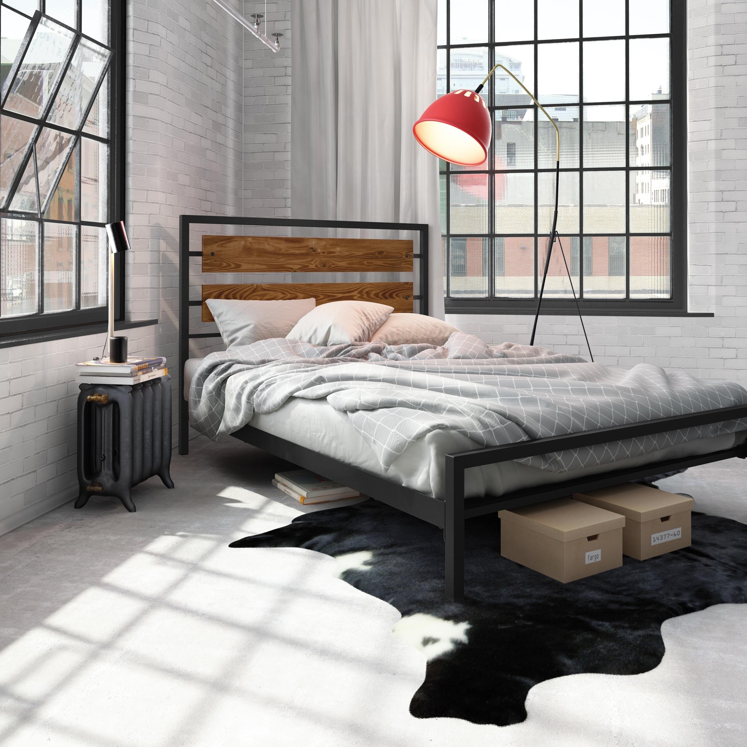 Shop Carbon Loft Banting 54inch Fullsize Metal Bed Free Shipping On