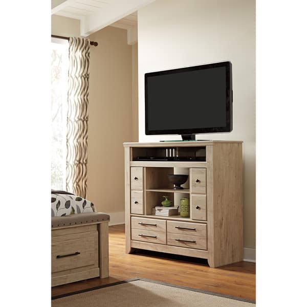 Signature Design By Ashley Annilynn Light Brown Media Chest - Bed Bath ...