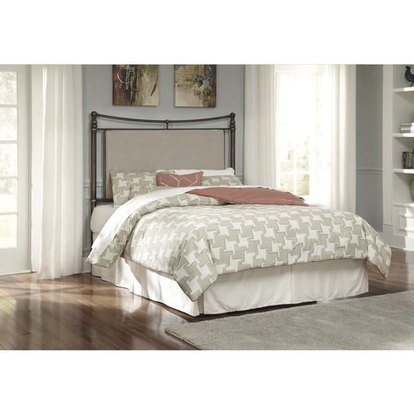 Signature Design by Ashley Nashburg Copper Queen Metal Headboard Bed