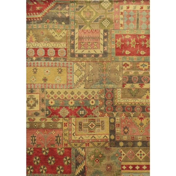 Rizzy Home Aquarius Hand-knotted Hand-spun Accent Rug (3' x 5') - 3' x 5'
