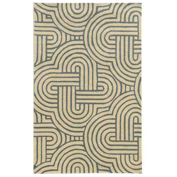 Rizzy Home Julian Pointe 100-percent Wool Hand-Hand-Tufted Accent Rug (2' x 3') - 2' x 3'