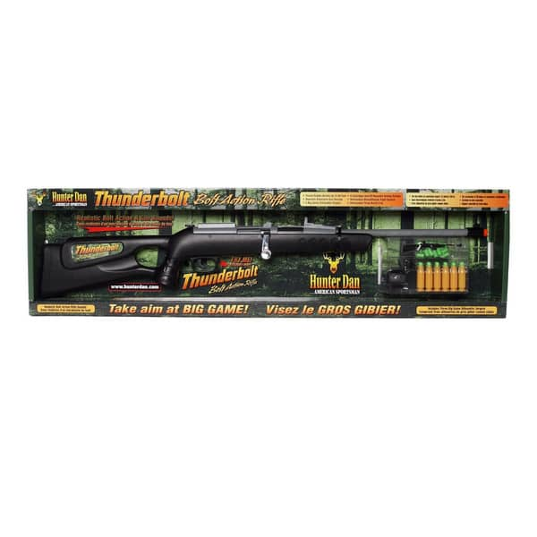 Hunter Dan Thunderbolt Bolt Action Rifle with Bullet, Cartridge - Bed ...