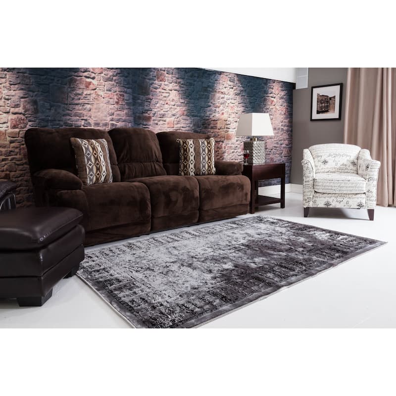Linon Platinum Collection Isphanan Persian Modified Polyester Area Rug