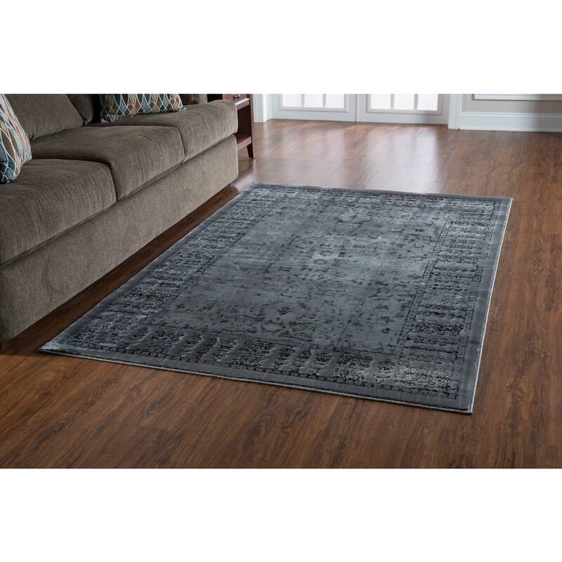 Linon Platinum Collection Isphanan Persian Modified Polyester Area Rug