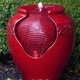 preview thumbnail 1 of 3, Teamson Home - Outdoor Glazed Pot Floor Fountain - Red