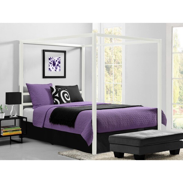 DHP Modern Canopy Queen Metal Bed