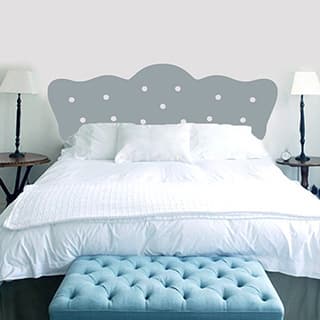 Queen Size Button Headboard Wall Decal