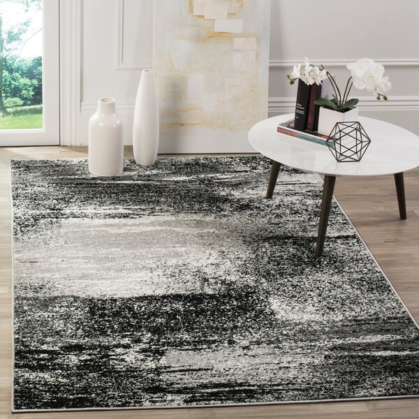 Safavieh Adirondack Modern Abstract Silver/ Multicolored Rug - 6' x 9'