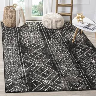 Southwestern 7x9 10x14 Rugs For Less Safavieh Adirondack Vintage Boho Black Silver Rug 9 X 12