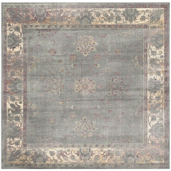 Shop Safavieh Vintage Oriental Grey Distressed Silky Viscose Rug 6