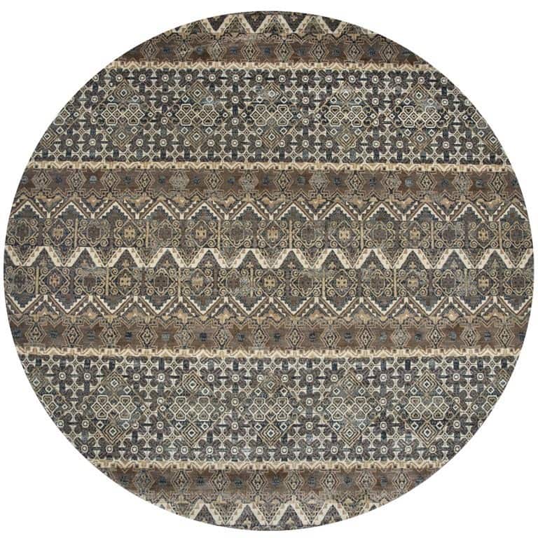 Blue Rizzy Home Bennington Collection Power-Loomed Accent Rug (9'10 x 12'6) - 9'-10" X 12'-6"