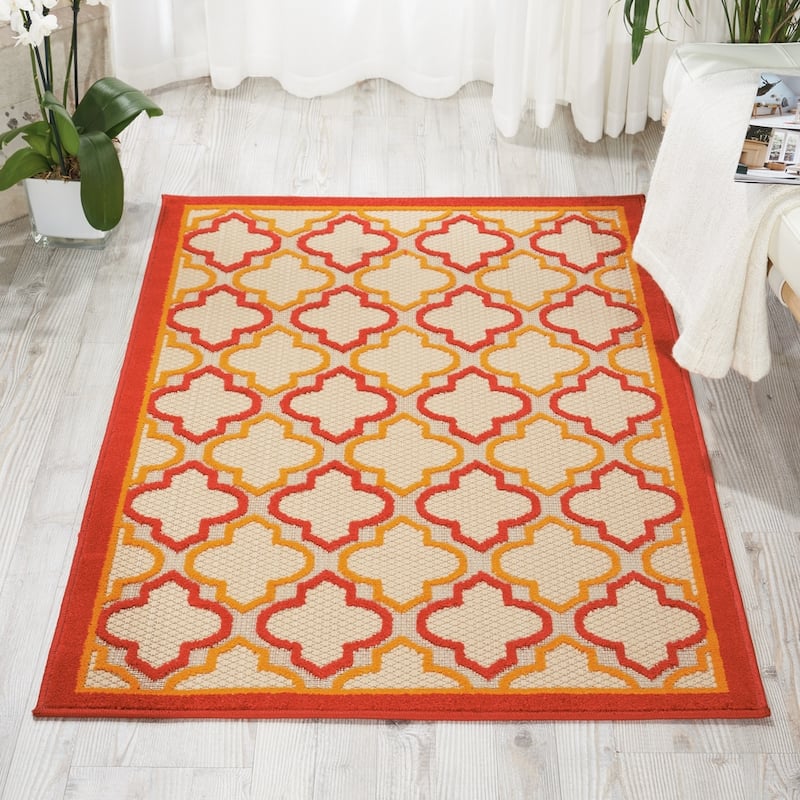 Nourison Aloha Trellis Indoor/Outdoor Area Rug