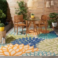 Nourison Aloha Floral Indoor/Outdoor Area Rug