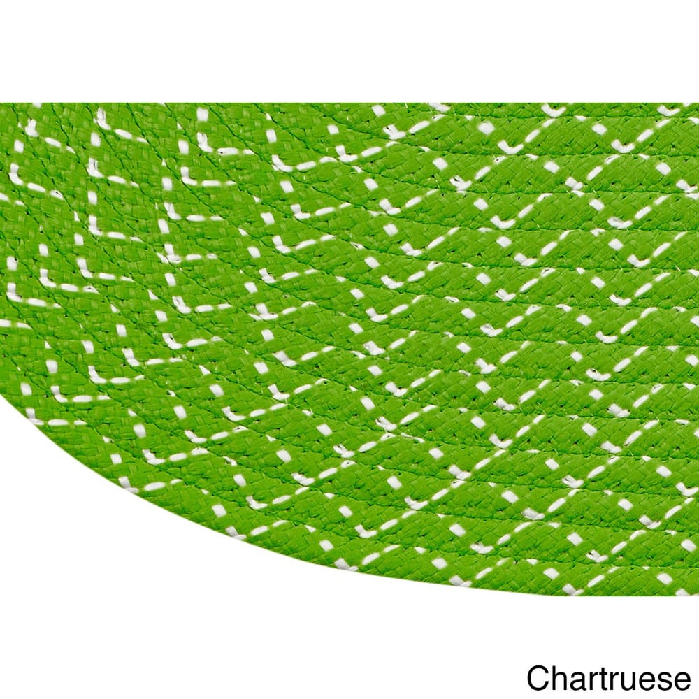 Better Trends Sunsplash Braided Indoor/ Outdoor Area Rug