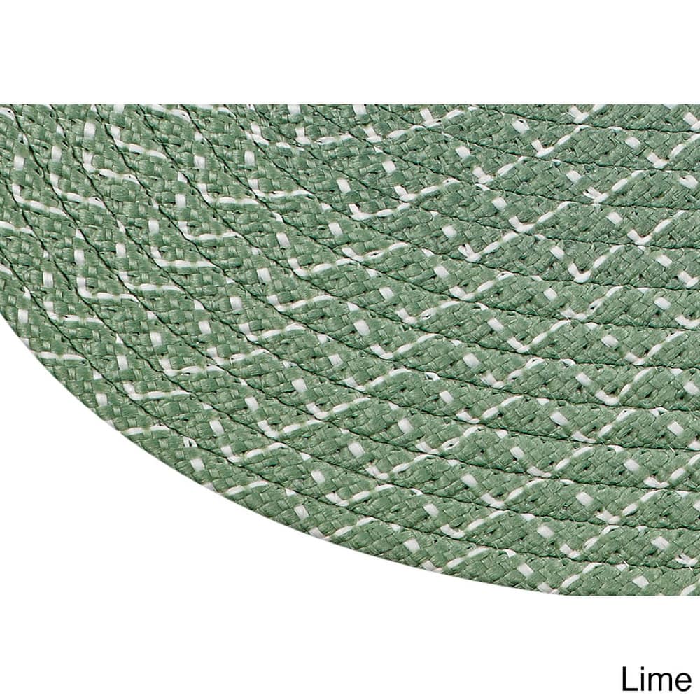 Better Trends Sunsplash Braided Indoor/ Outdoor Area Rug