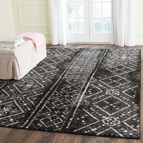 Safavieh Adirondack Vintage Boho Black/ Silver Rug - 8' x 10'