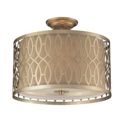 Estonia 3-light Semi-flush