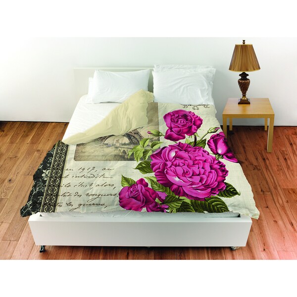 Springtime in Paris All Roses Duvet Cover