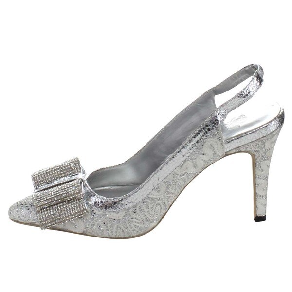 wild rose silver heels