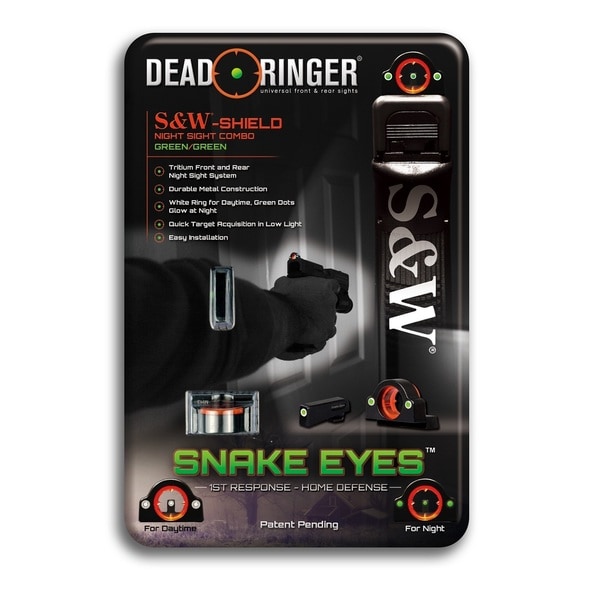 Dead Ringer SandW Shield-3: Green Handgun Sight