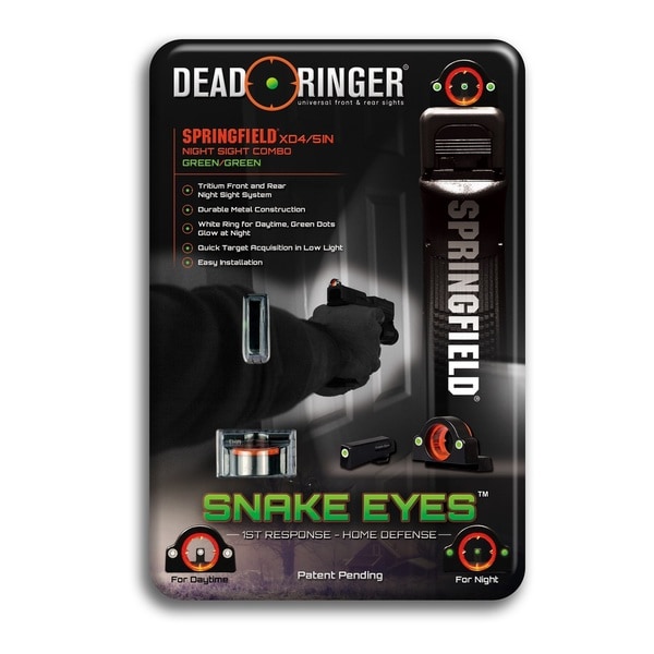 Dead Ringer S-PXD3: Springfield XD4 or 5IN Green-Green Sight