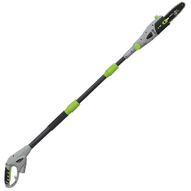 Earthwise PS43008 6-Amp Electric Telescopic Pole Saw with 3-Position Head (Refurbished) - Silver